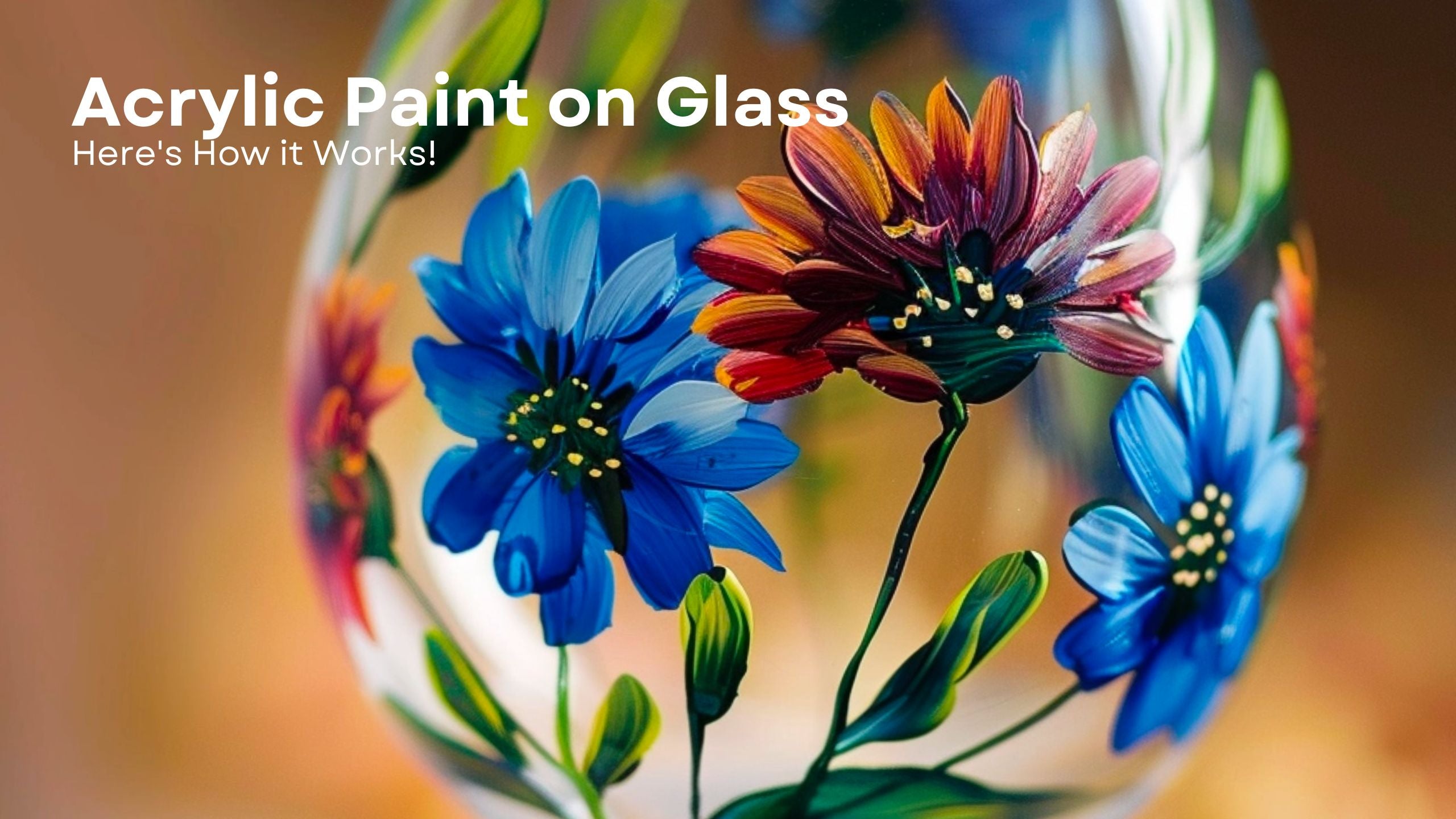 Acrylic Paint on Glass Here