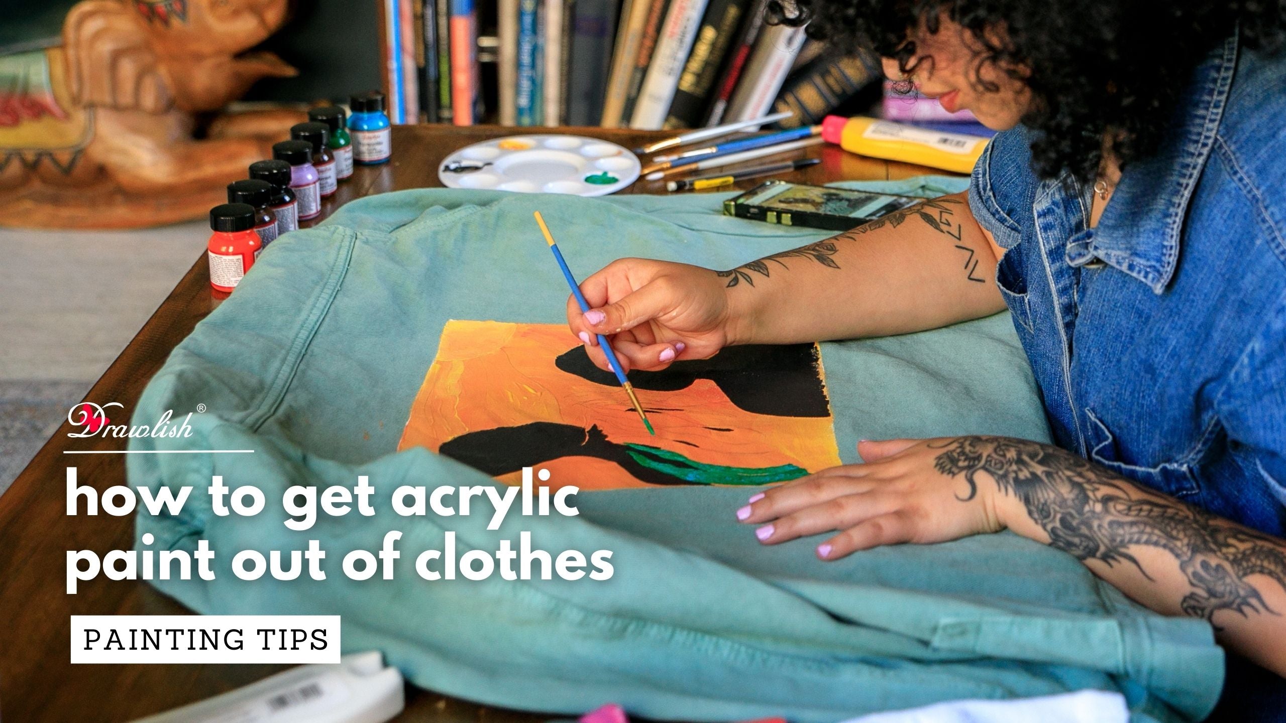 How To Get Acrylic Paint Out Of Clothes Drawlish