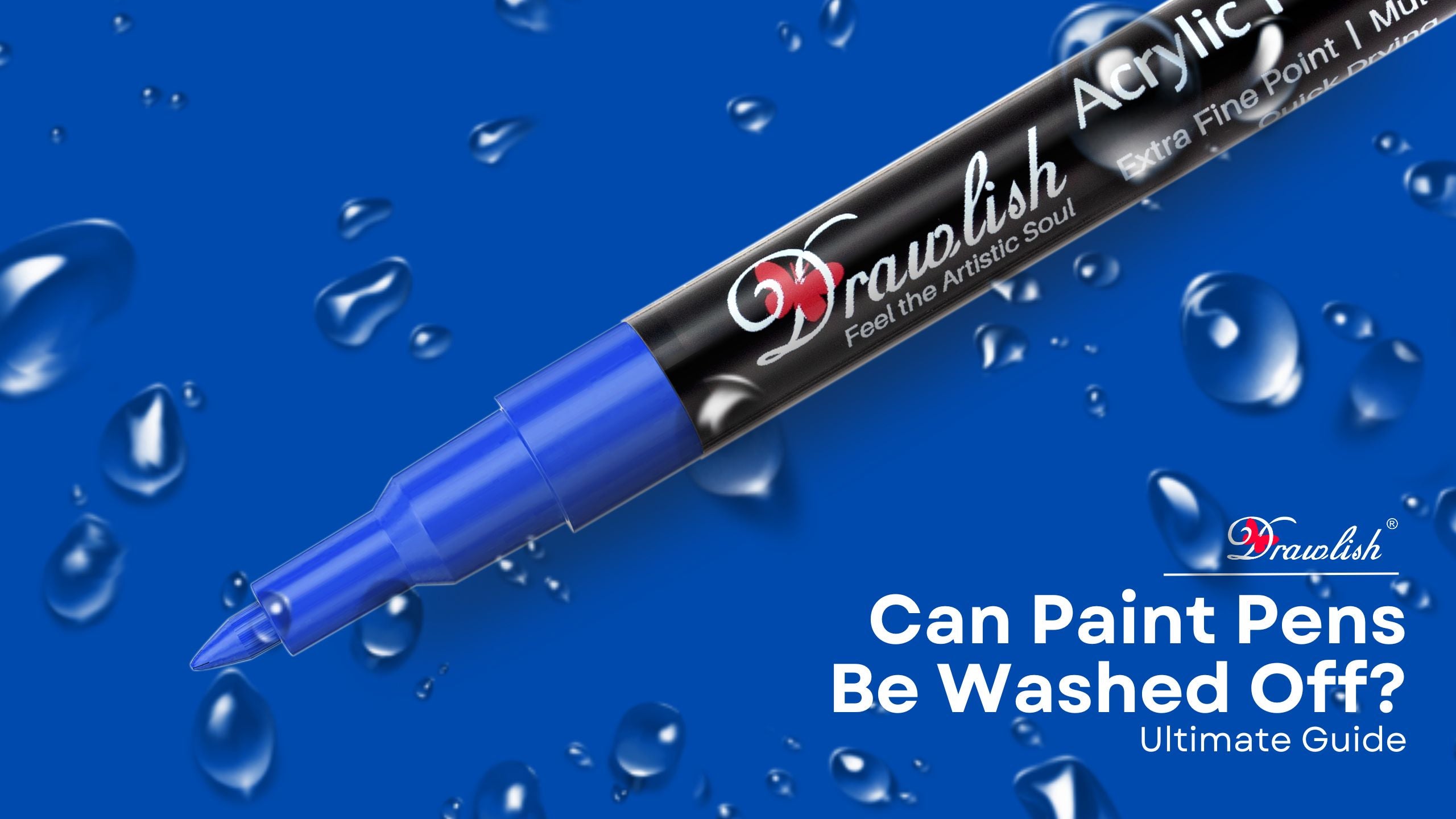 Can Paint Pens Be Washed Off? Drawlish