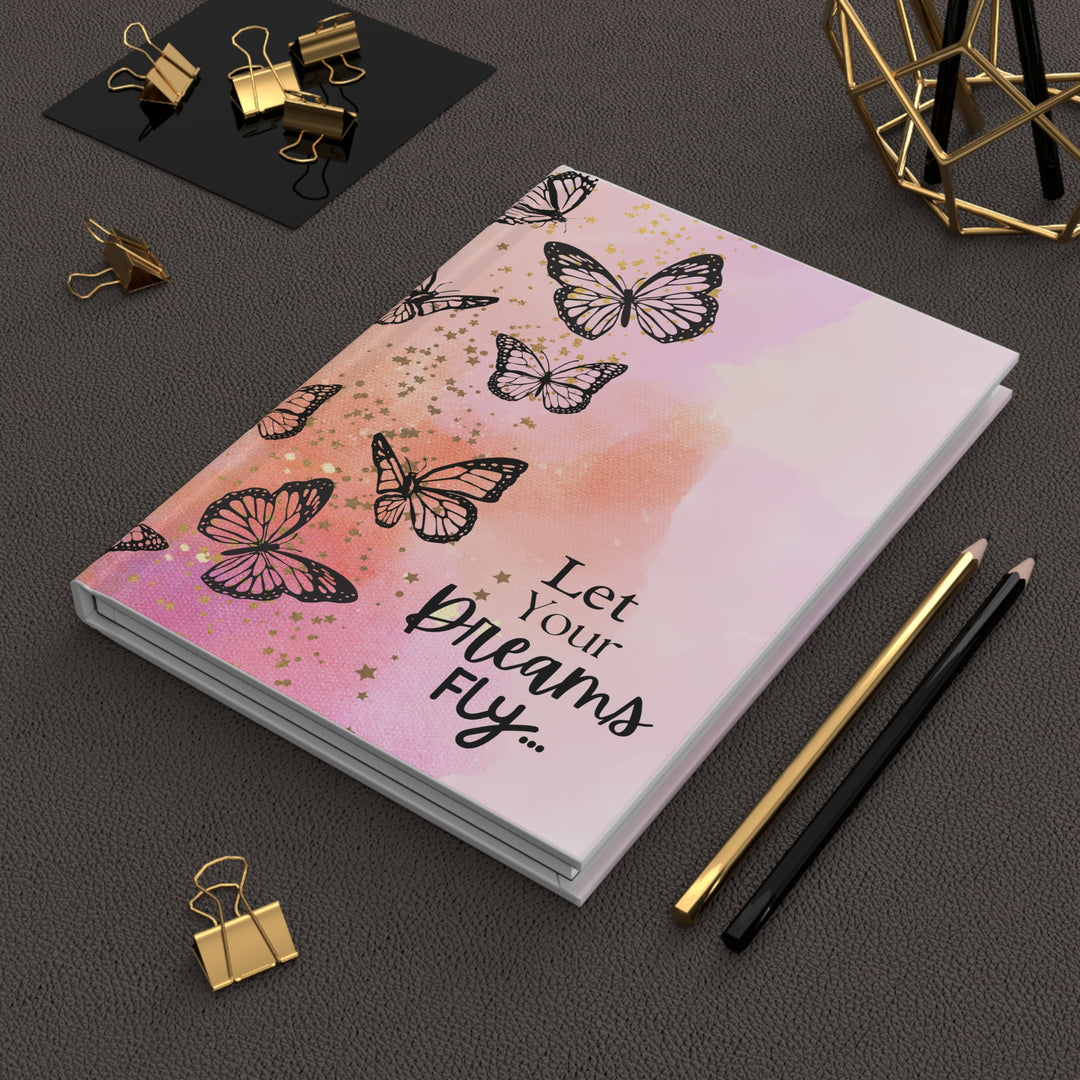 Magical Butterfly Hardcover Journal - Matte Finish - Back-to-School, Journals, Stationery