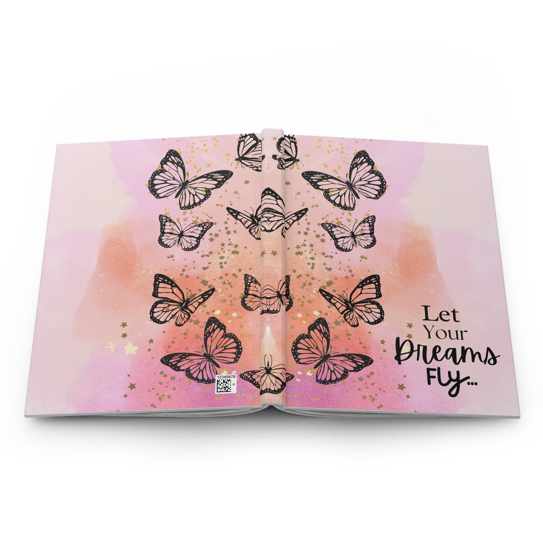 Magical Butterfly Hardcover Journal - Matte Finish - Back-to-School, Journals, Stationery