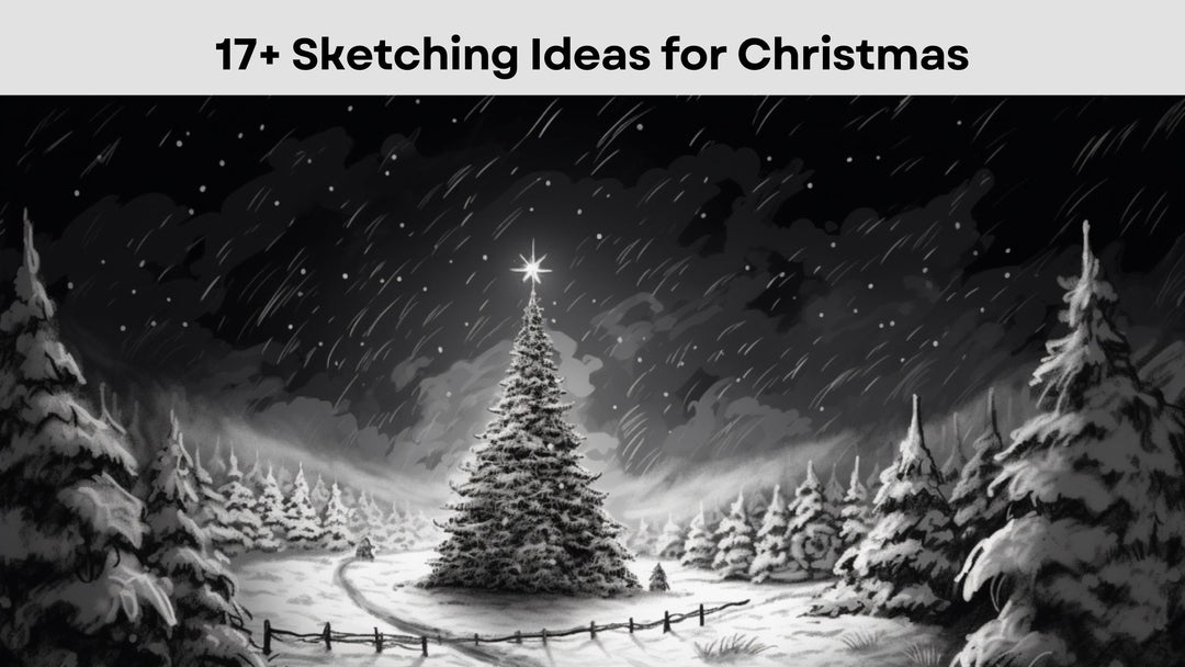 17+ Simple Pencil Sketch Ideas for Christmas