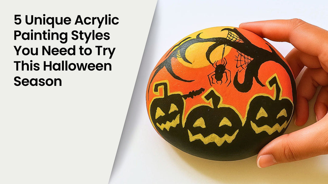 5 Unique Acrylic Painting Styles You Need to Try This Halloween Season