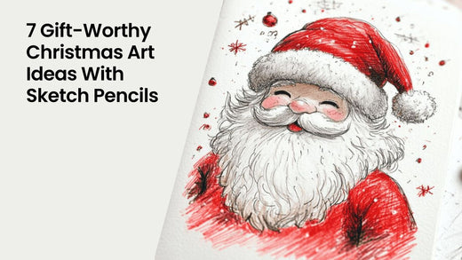 7 Gift-Worthy Christmas Art Ideas with Sketch Pencils