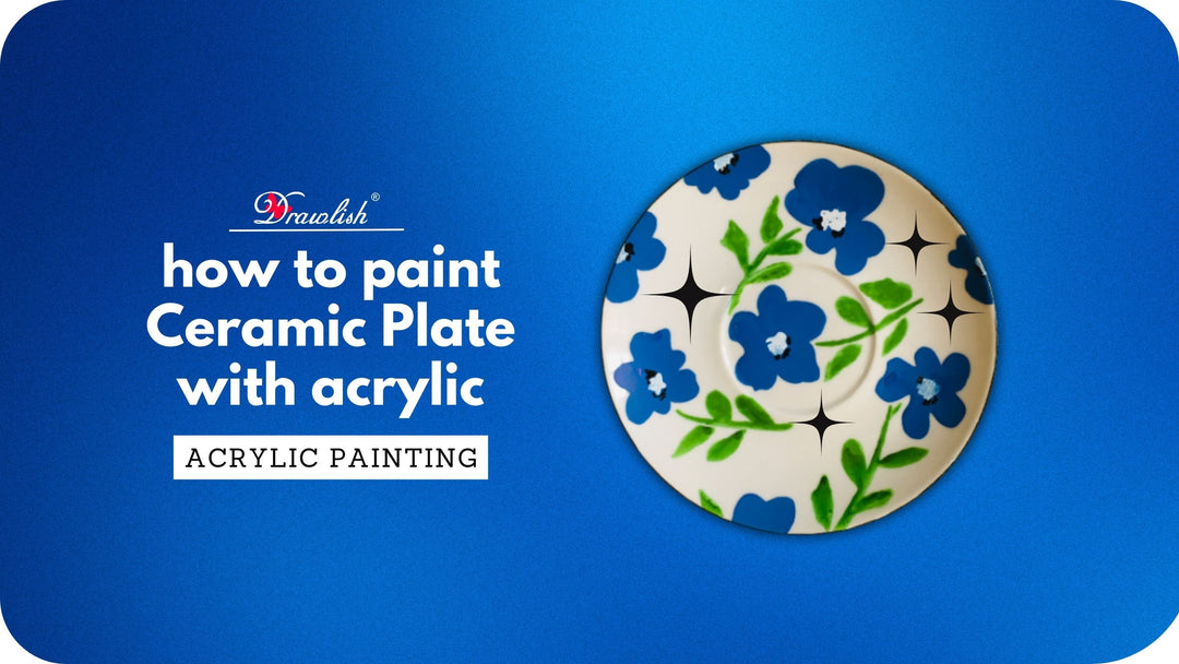How To Paint Ceramic Plate With Acrylic Paint Pens