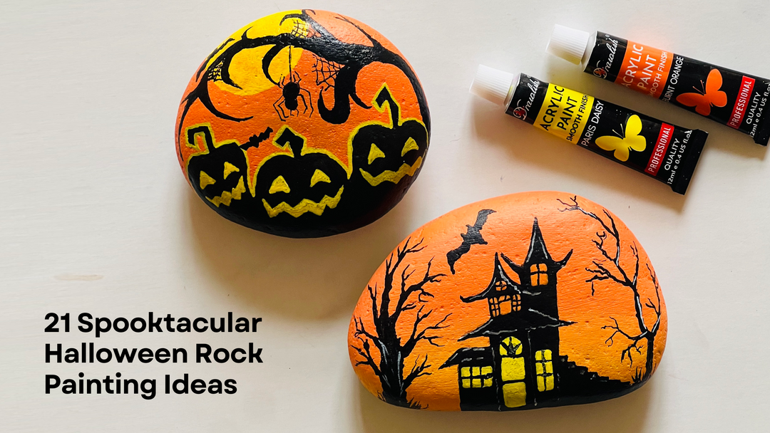 21 Spooktacular Halloween Rock Painting Ideas