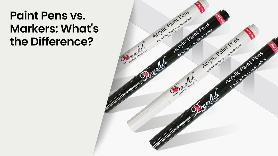 Paint Pens vs. Markers: What's the Difference?