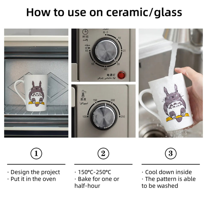 How to use Ceramic Pens and Glass Pens on Ceramic/Glass